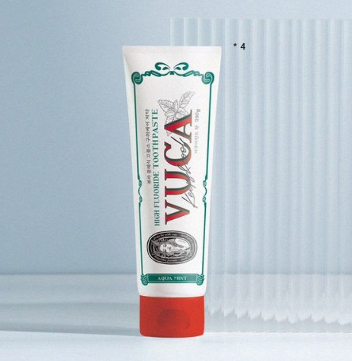 VUCA High Fluoride Toothpaste Dental Oral Care Korean 210g X4 packs
