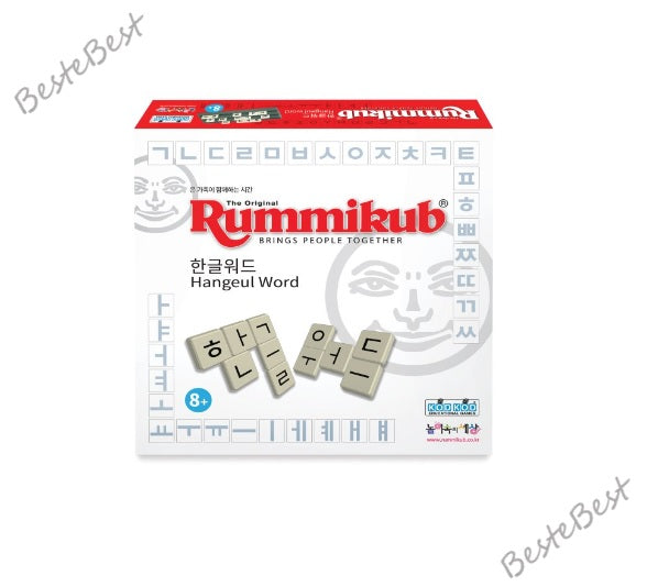 Rummikub Hangeul Korean Scrabble Game Korean Game Korean Alphabet