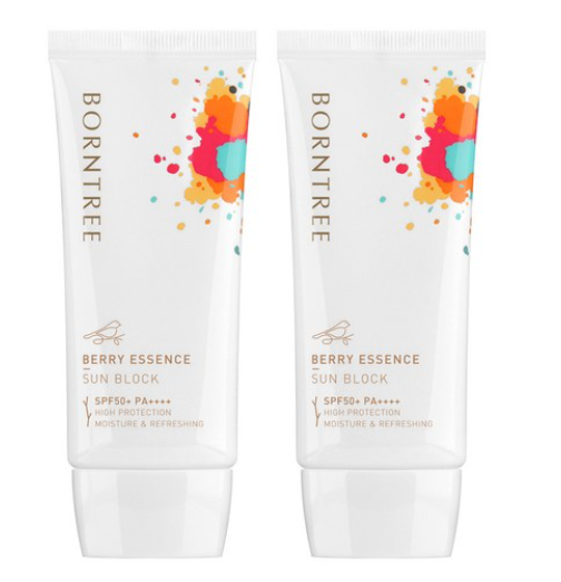 BORNTREE Berry Essence Sun Block SPF50+ PA++++ 50ml 2ea