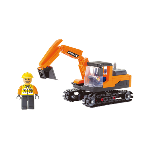 DOOSAN Toy Block Collectibles Crawler Excavator