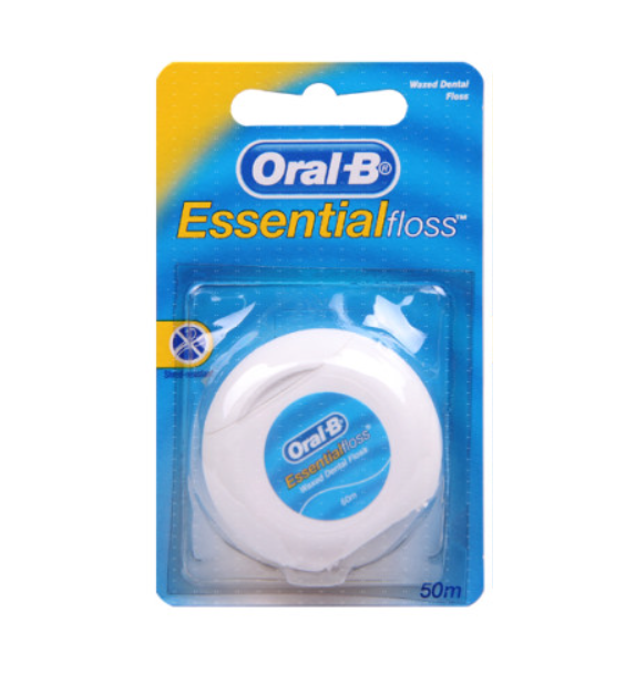 Oral B Essential Floss 50m  Waxed Ental Floss