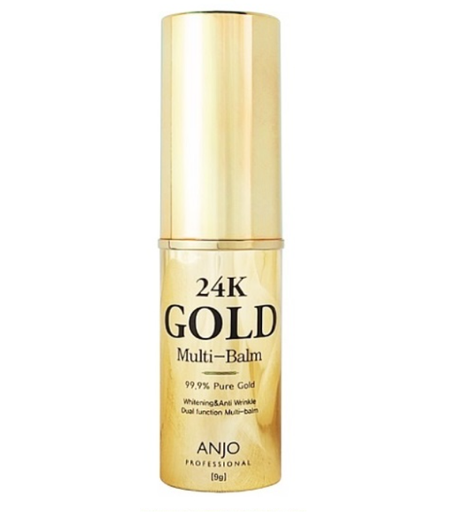 Anjo 24k Gold Multi Balm 99% Pure Gold Whitening & Anti Wrinkle 9g