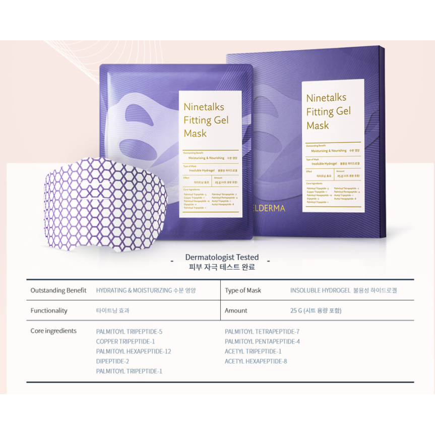 Celderma Ninetalks Fitting Gel Mask 40 sheets